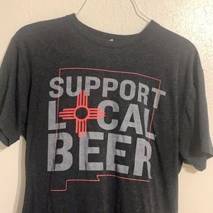 Vintage Soft Support Local Beer New Mexico shirt